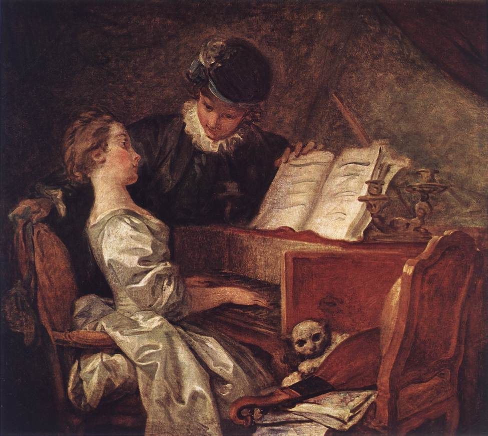 Jean-Honore Fragonard Music Lesson